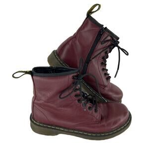 Kids Burgundy Boots